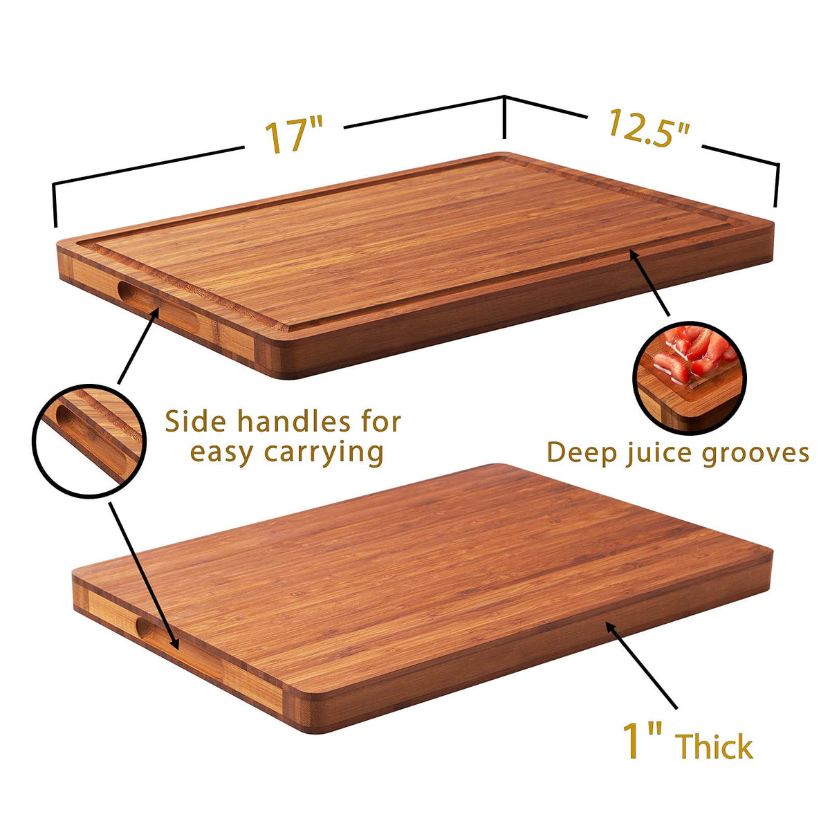 Allsum reversible cutting board for cutting and serving cheese.