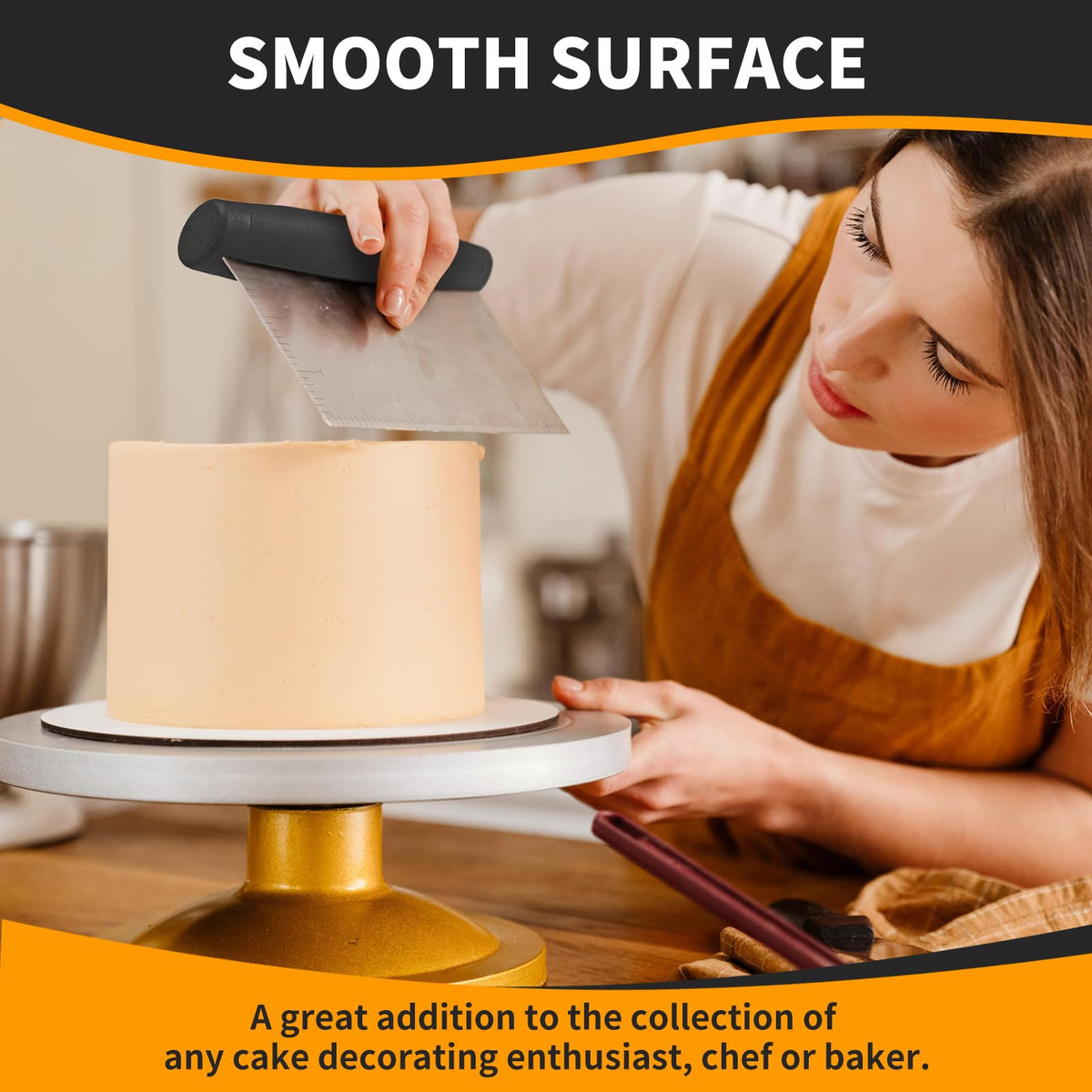 ALLTOP bench scraper is dishwasher safe for easy cleaning after baking.