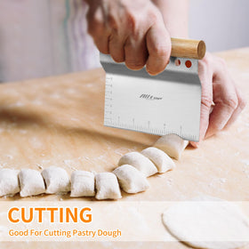 ALLTOP blade features laser-marked measurements for even portions