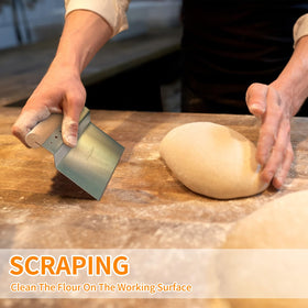 ALLTOP bench scraper resists wear for reliable kitchen tool