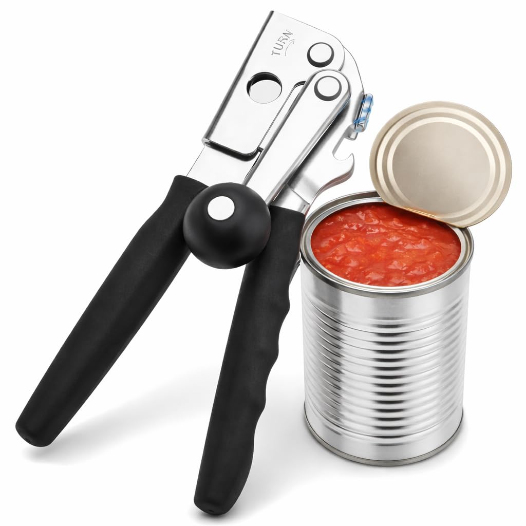 ALLVANA commercial can opener with soft-grip handles for secure daily use.