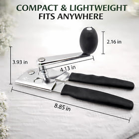 ALLVANA commercial opener shown in kitchen or outdoor settings for versatility.