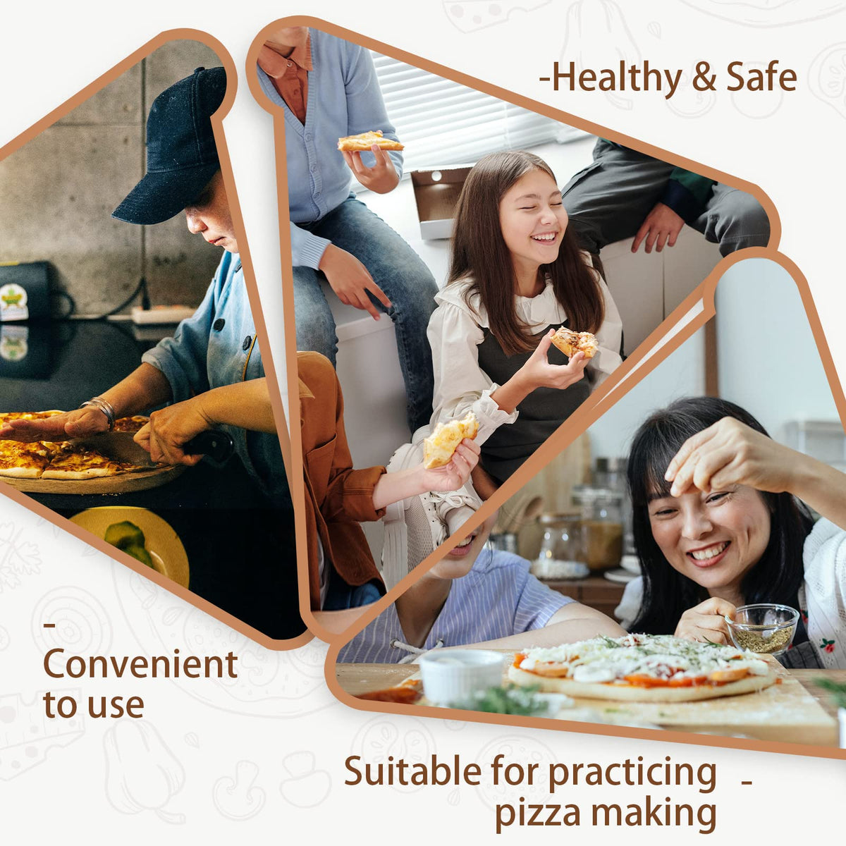 ALLWINNER bamboo material emphasizes natural, odor-free performance in the kitchen.