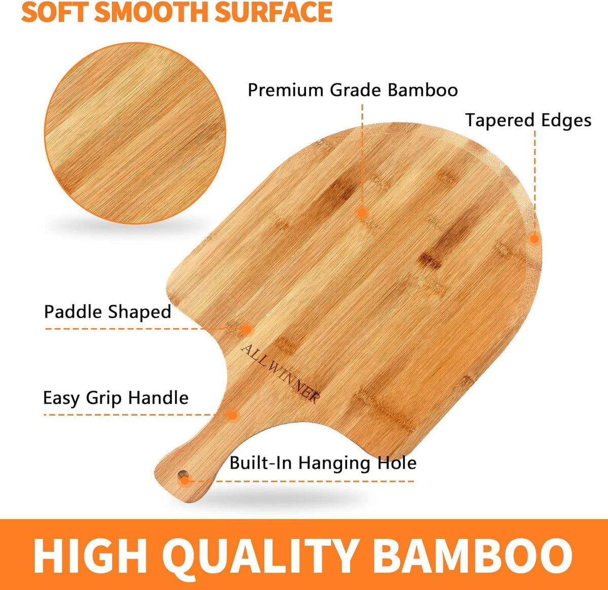 ALLWINNER multipurpose board doubles as bread and cheese cutting surface.