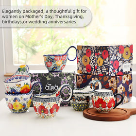 ALMA gift-ready packaging enhances the floral bowl as a present