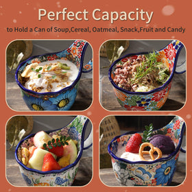 ALMA Wildflower Waltz vintage-inspired bowl blends tradition with modern practicality