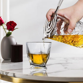 Almagic cocktail spoon for steady stirring and precise layering