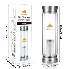 Almagic filter-cap infuser maintains leaves inside and eases cleaning