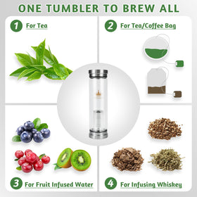 Almagic tea-bag and loose-leaf infusion demonstrates flexible brewing options