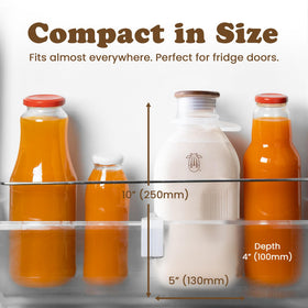 Almond Cow reusable glass container supports zero-waste kitchen habits.
