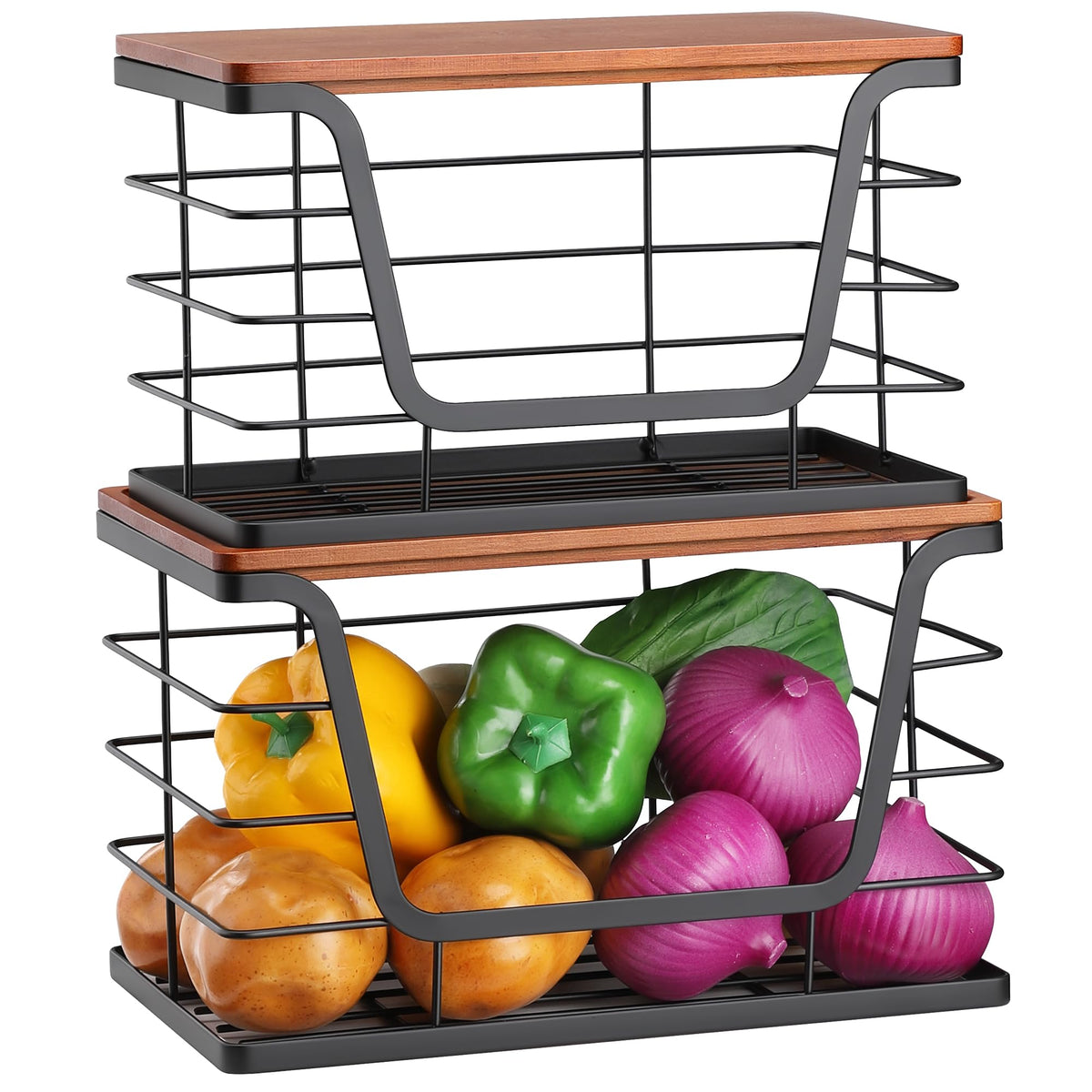 ALOCEO stackable vertical design saves counter or cabinet space