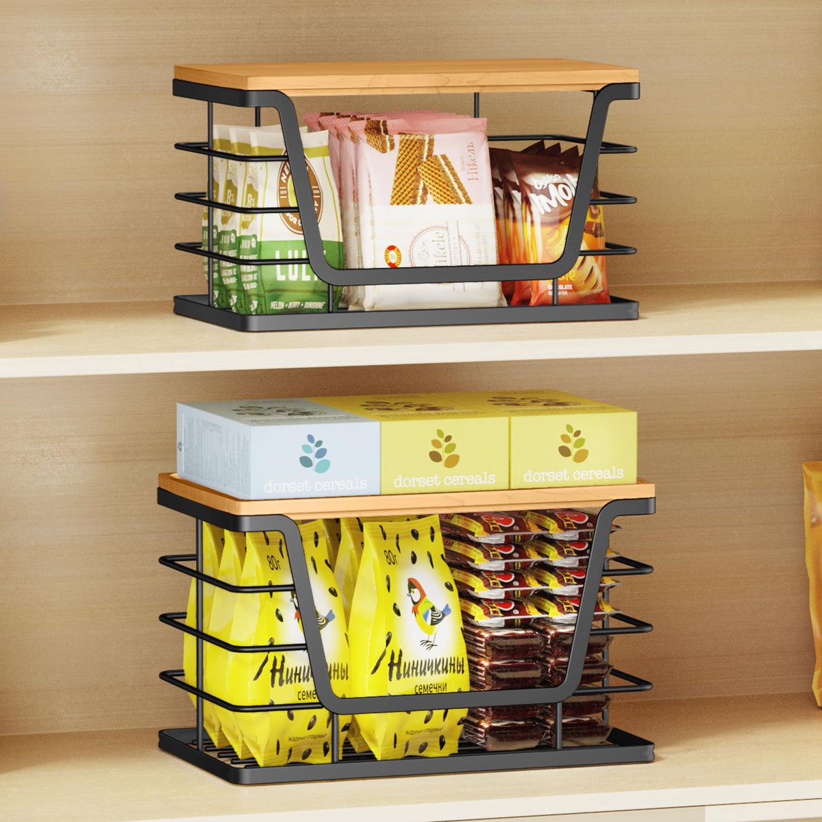 ALOCEO trash bag dispenser roll holder on kitchen counter for quick bag retrieval