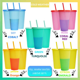 Alohastarttg 24oz tumbler showcases color shifts during iced coffee moments.