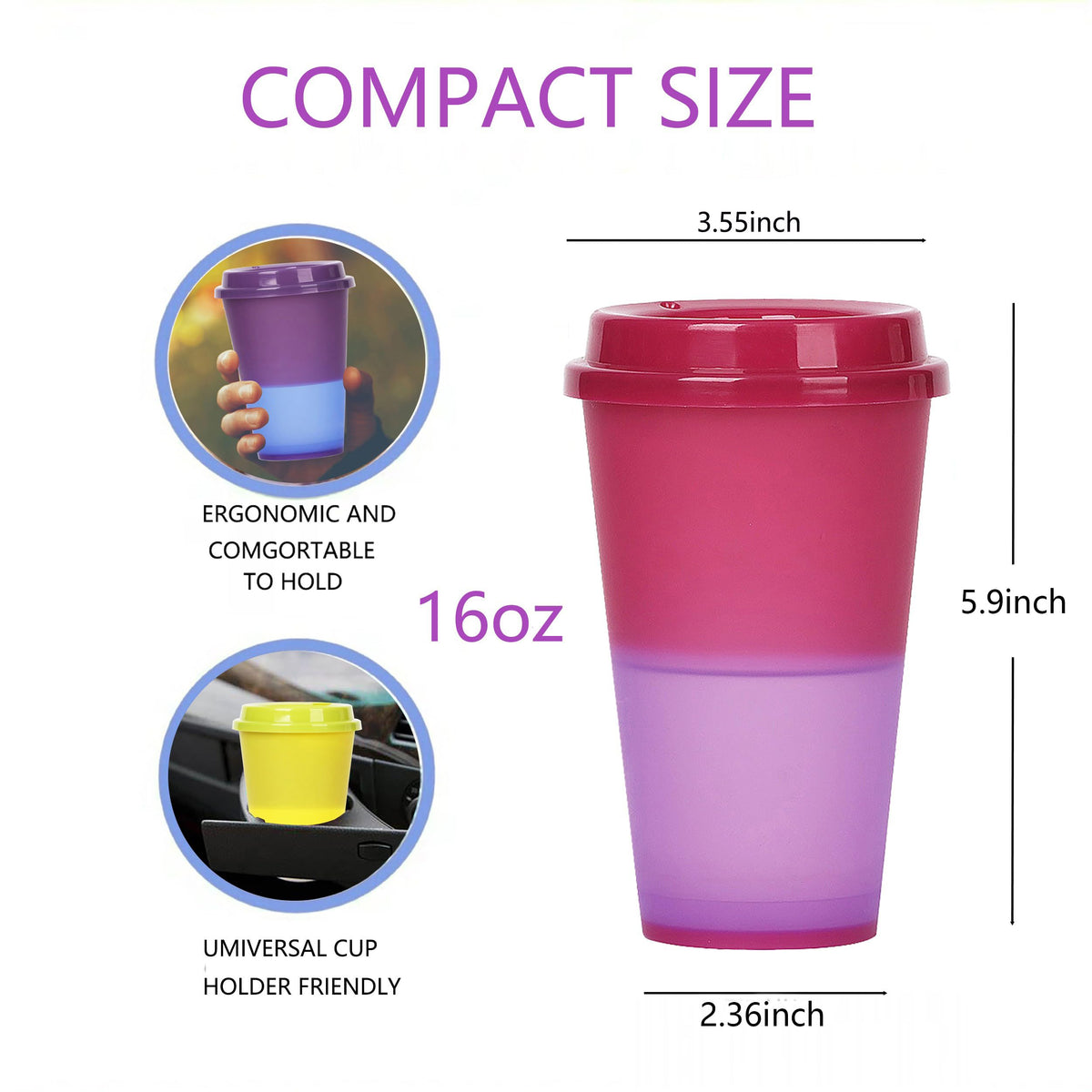 Alohastarttg 12-pack color-change cups, ideal for parties and festive drinks.