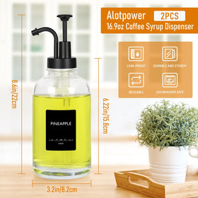 Alotpower curved pump design for smooth, controlled coffee pours