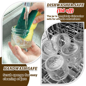 Alotpower durable reusable glass jar for everyday storage