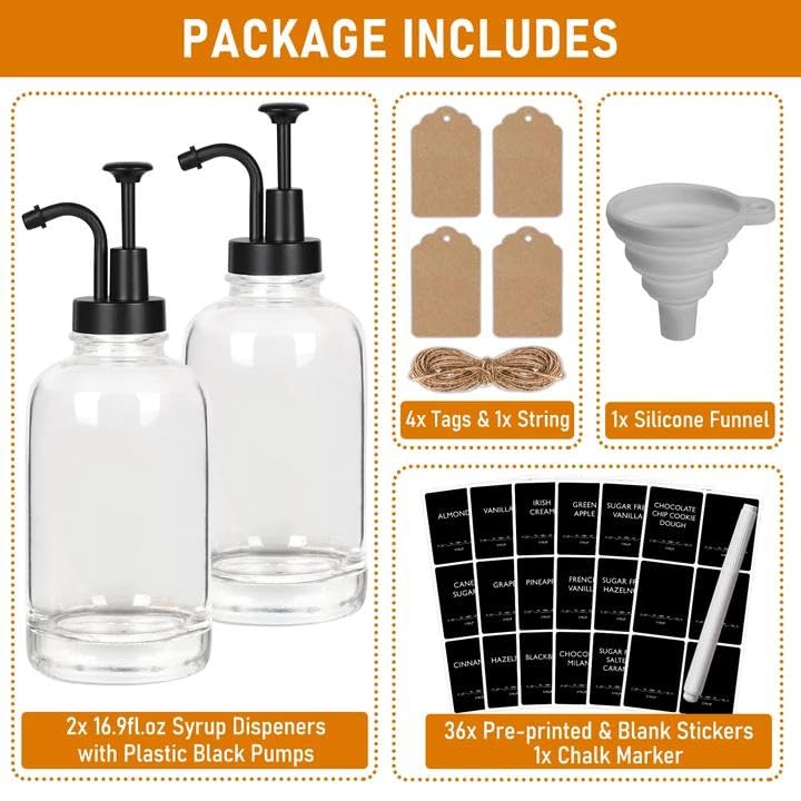 Alotpower 36 labeling set for organized flavors