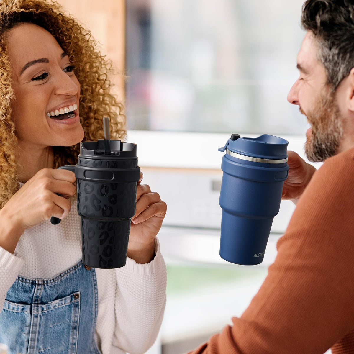 ALOUFEA lavender 20oz mug highlights durable, easy-to-clean design in daily use.