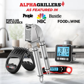 Alpha Grillers garlic press is dishwasher safe for simple cleanup.