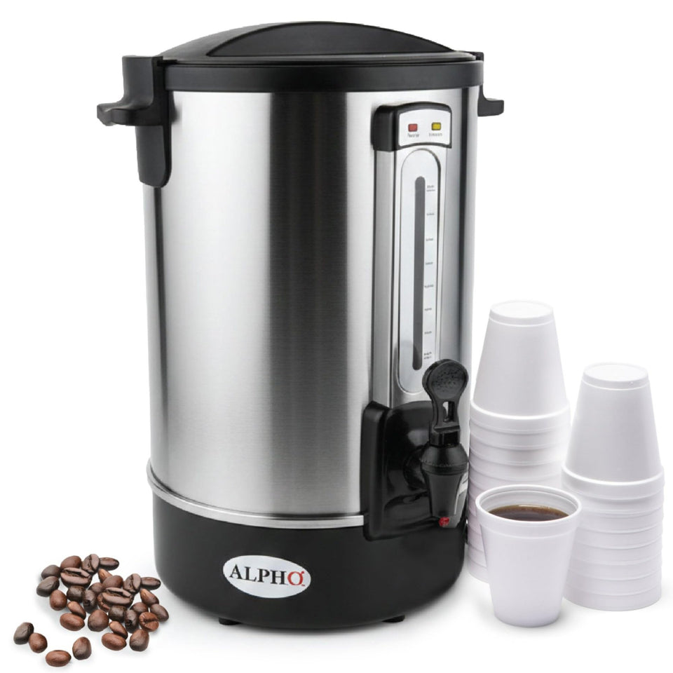 ALPHA LIVING 100 Cups Urn front view for high-volume service