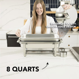 ALPHA LIVING stainless steel frame offers durable support for heating.