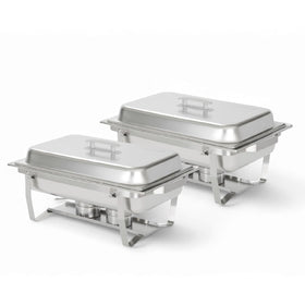 ALPHA LIVING 70012-gray chafing dish lid for secure heat retention during service.
