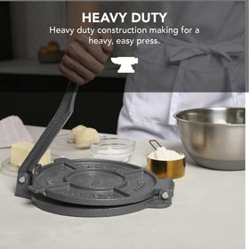 ALPHA LIVING arepas and tostones press for versatile home cooking