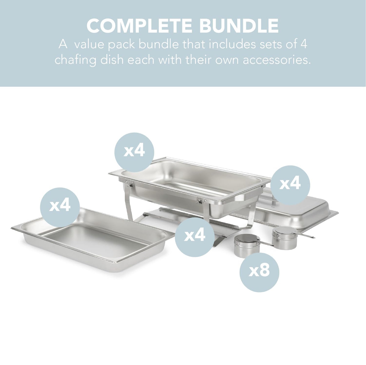 ALPHA LIVING chafing dish alcohol stove holder for safe, steady heat during catering
