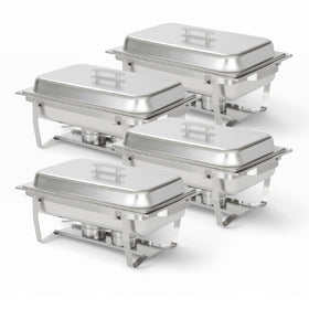 ALPHA LIVING chafing dish full set with lids and pans for elegant buffets