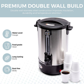 ALPHA LIVING stainless steel body highlights durable, professional appearance