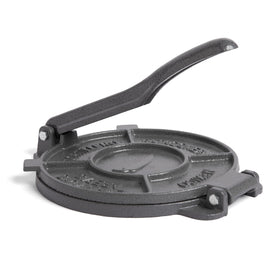 ALPHA LIVING 8-inch tortilla press in cast iron for quick homemade tortillas