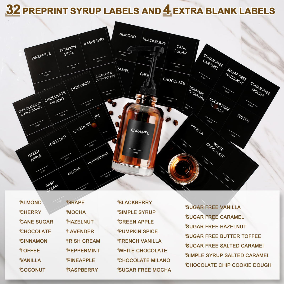 1/4 oz pump from ALPIRIRAL for precise latte pours.