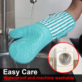 Alselo machine washable oven mitts are durable and reusable