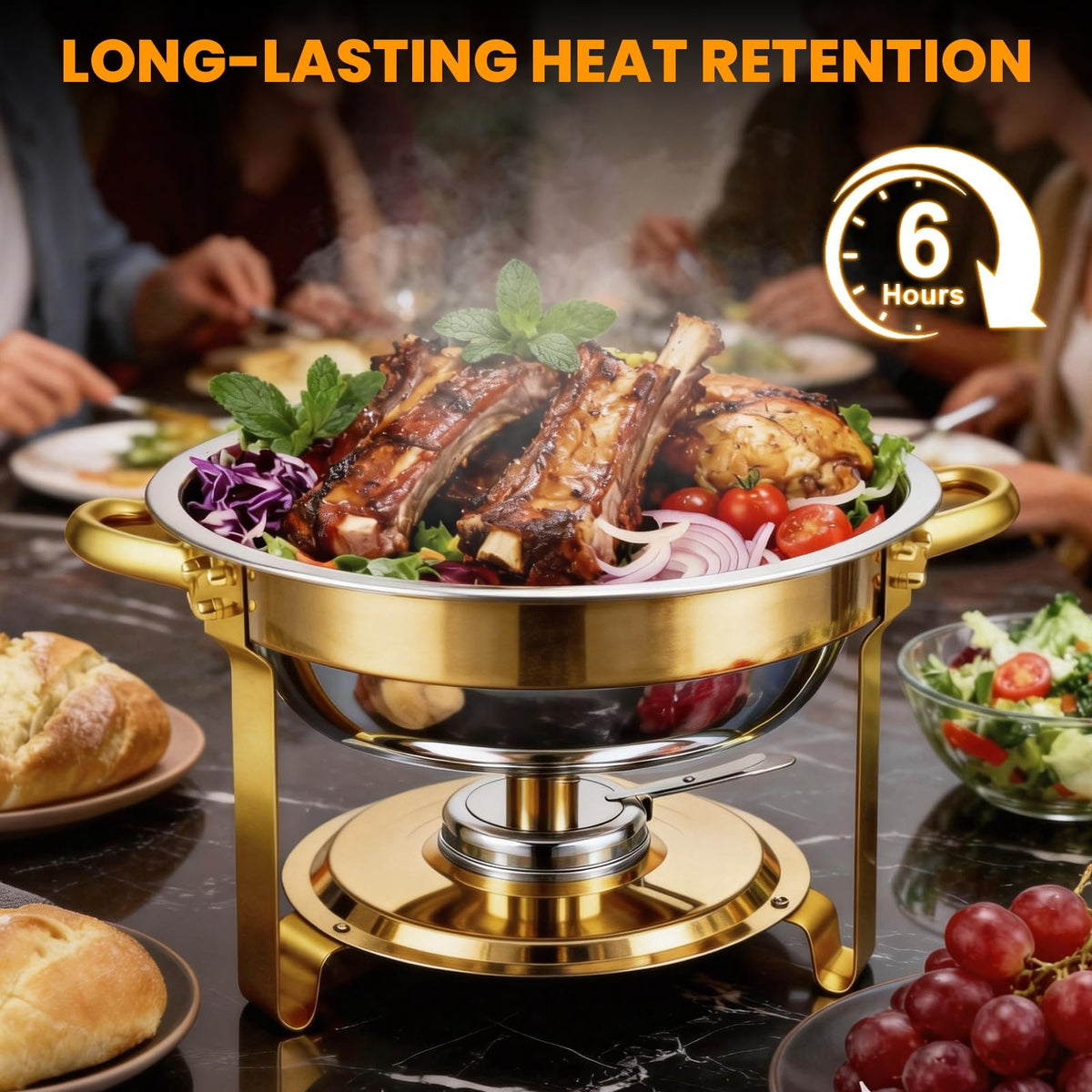 Also Go chafing dish fuel holder enables quick, clean setup at events.