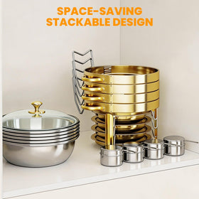 Glass lid view allows checking food heating without disruption.