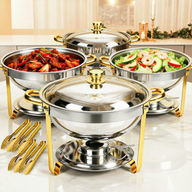 ALSO GO complete roll-top buffet solution ships with pans and lids