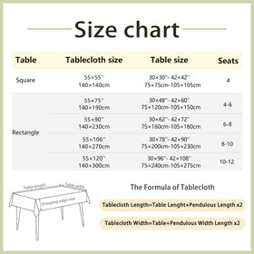 Alsoo indoor or outdoor table cover withstands daily use.