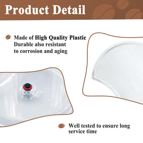 Alsoyixia durable plastic tank withstands daily use and reduces replacement need