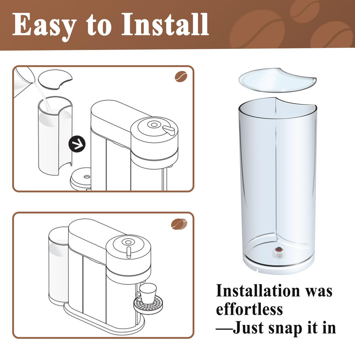 Alsoyixia lid cover blocks dust while preserving coffee machine readiness