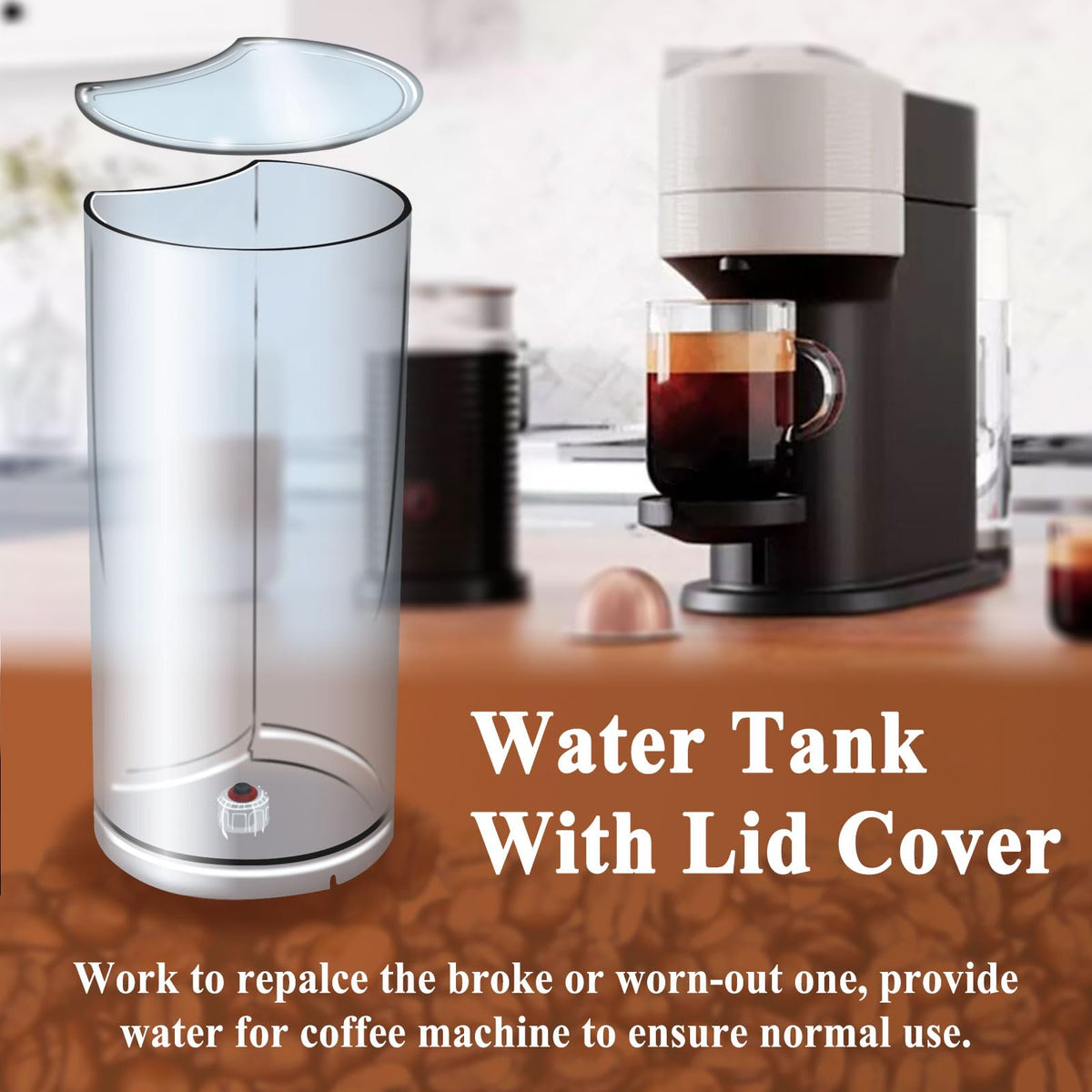 Alsoyixia water tank with lid cover for XN910C durable plastic and reliable fit