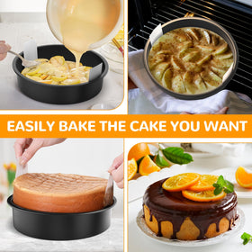 AltarreT dishwasher-safe cake pan for convenient cleaning after baking.