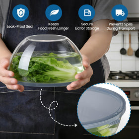 AltarreT versatile glass bowl for salads, fruits, and serving at gatherings.