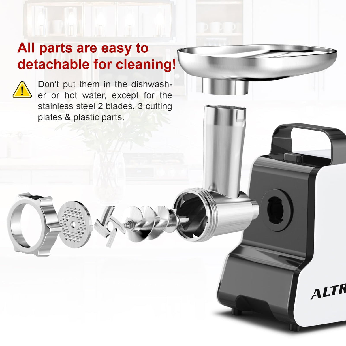 ALTRA LIFE compact home kitchen grinder suitable for daily prep