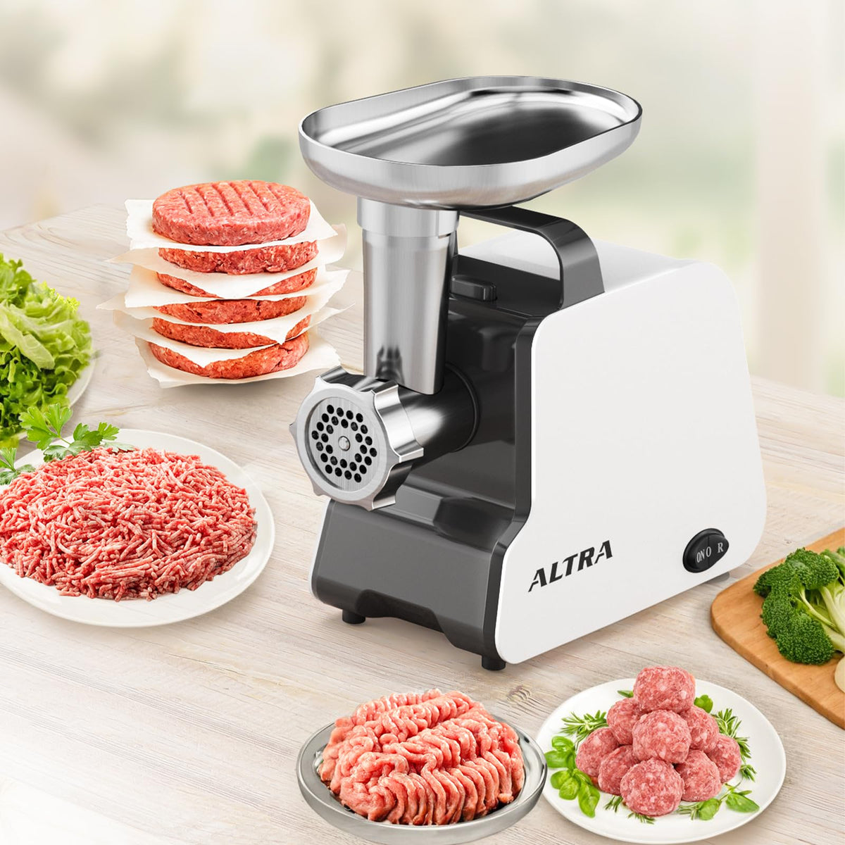 ALTRA LIFE sausage and kubbe kit attachment for custom recipes