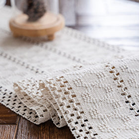 Alynsehom rustic boho runner suits farmhouse table styling