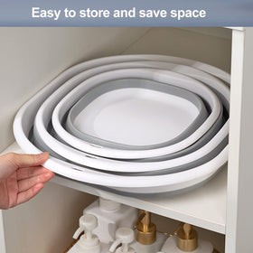 ALYSTER foldable wash basin medium ideal for daily laundry tasks.