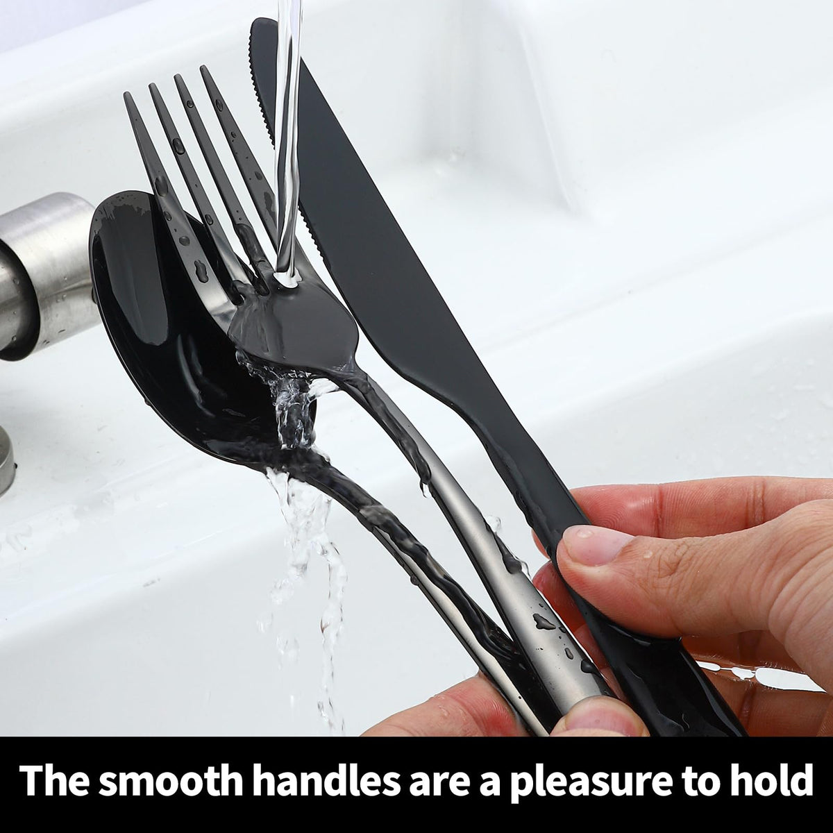 Amafox restaurant-grade flatware suitable for cafe counters and hotel buffets