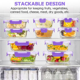 AMALEKO lids with silicone seals prevent spills and keep contents fresh