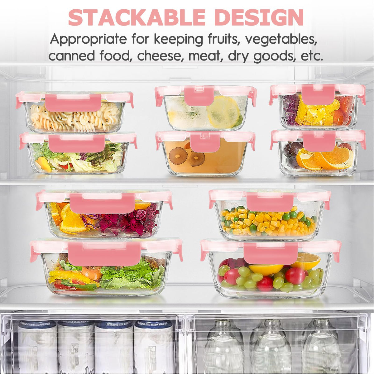 Amaleko lids with removable silicone seals provide airtight freshness and easy cleaning.