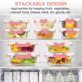 Amaleko lids with removable silicone seals provide airtight freshness and easy cleaning.